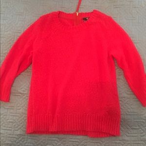 Bright red H&M sweater